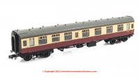 374-255E Graham Farish BR Mk1 CK Corridor Composite Coach number M15187 - BR Crimson & Cream